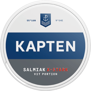 Kapten White Salmiak Extra Strong